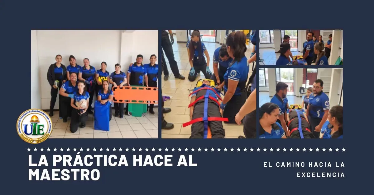 Blog Alumnos de Tecnico en Urgencias Medicas Estrenan Material en UIE Cuauhtemoc Banner